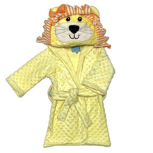 Load image into Gallery viewer, Lion hooded bathrobe