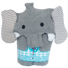 Load image into Gallery viewer, Elephant hands free towel