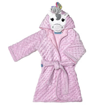 Load image into Gallery viewer, unicornio rosa bata clases de natacion bañera