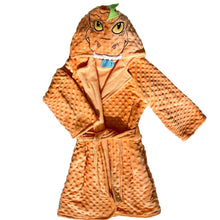 Load image into Gallery viewer, Dinosaur hooded bathrobe