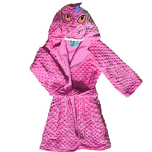 Load image into Gallery viewer, Dinosaur hooded bathrobe