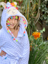 Load image into Gallery viewer, Llama hooded bathrobe