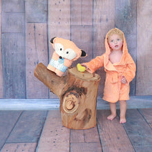 Load image into Gallery viewer, bata de toalla con cobija para natacion baño niños bebes suave