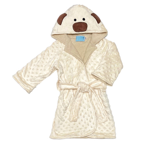 Bata de toalla para despues de bañar para bebe y niños de oso